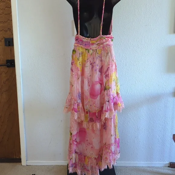 ๐โจ NWT Rococo sand tiered Leona maxi dress size M - Picture 11 of 12